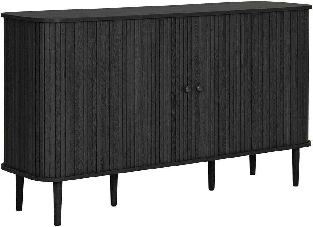 House Nordic senkki, 2 ovea, musta, 140x40x79 cm