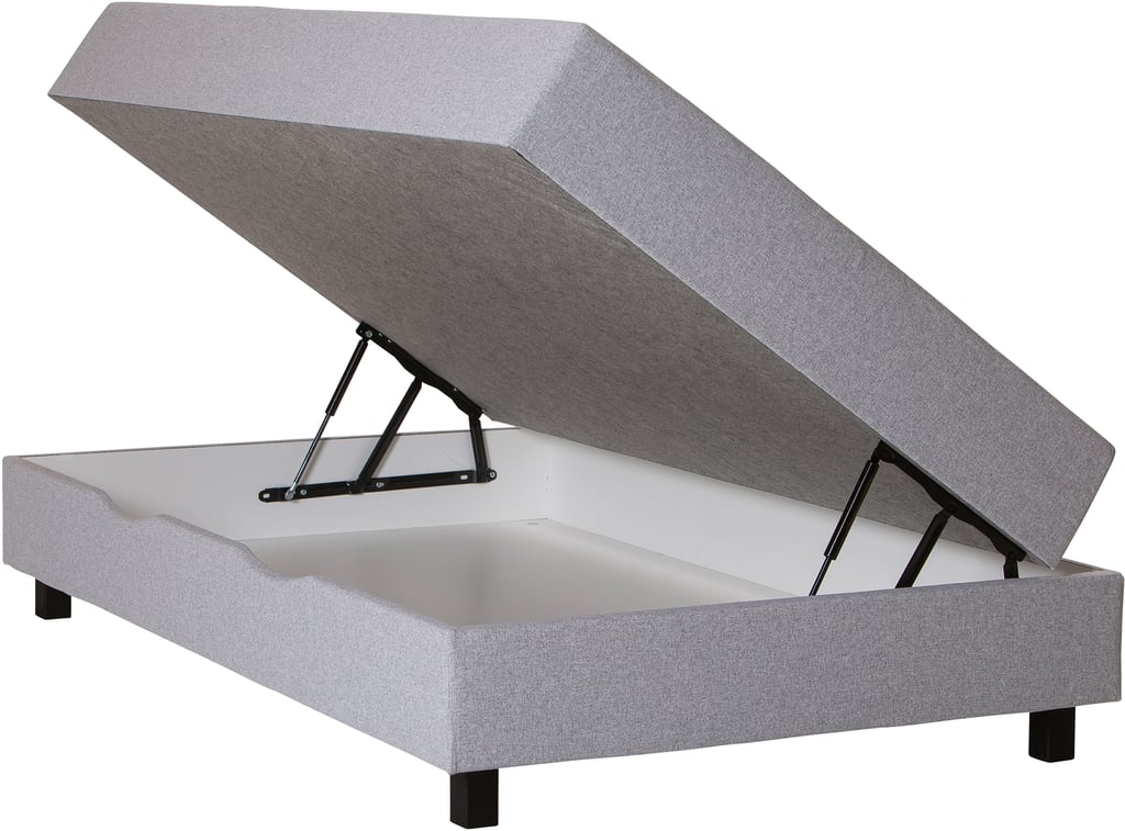 Roma Box jenkkisänky 120x200x44, 5-vyöh., säilytystilalla, vaaleanharmaa