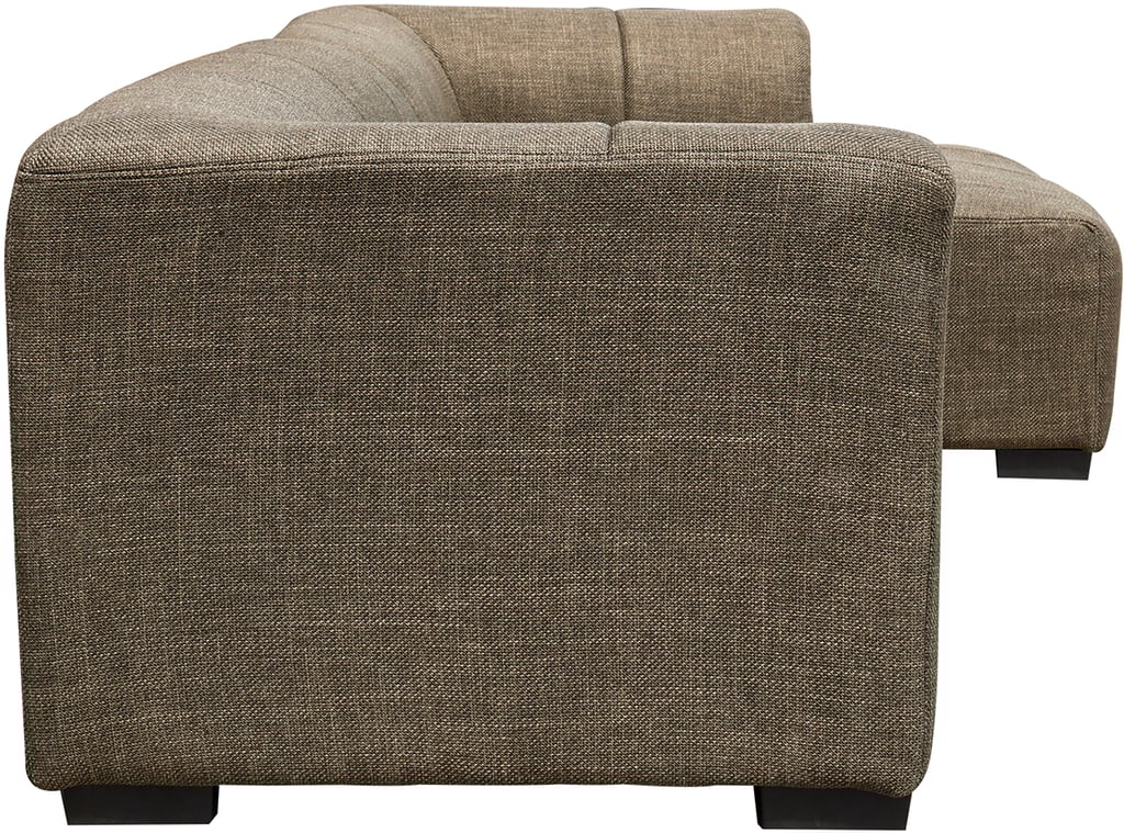 Janice 3-ist. divaanisohva (oikea) vihreä: Tyylikäs Janice 3-istuttava divaanisohva, vihreä kangas, moderni design. Sopii täydellisesti olohuoneeseen tai rentoutumisnurkkaukseen.