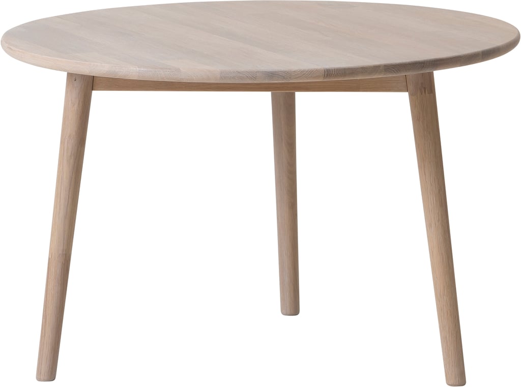 Ekholm sohvapöytä pyöreä 75cm, nordic tammi: Tyylikäs Ekholm-sohvapöytä, halkaisija 75 cm, valmistettu kestävästä tammi-viilusta. Ihanteellinen olohuoneen keskipisteeksi ja säilytyksen tueksi.