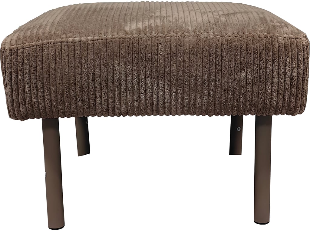 Bostad rahi beige: Tyylikäs beige rahi, täydellinen lisä olohuoneeseen. Käytännöllinen istuin tai jalkatuki, joka sopii sohvan tai nojatuolin viereen.