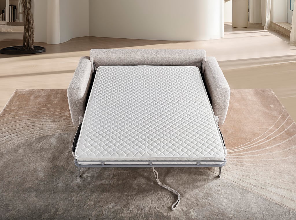Flow 3-istuttava vuodesohva joustinpatjalla monique linen vaalea beige