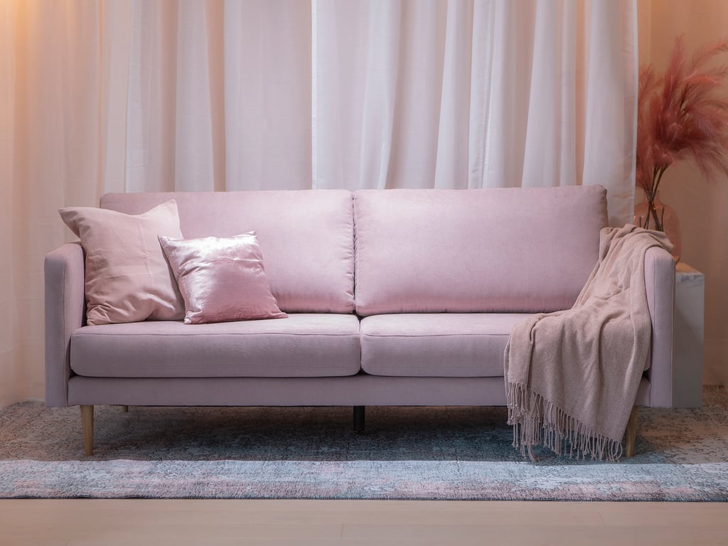 Copenhagen Scandic 3-ist. sohva rosa, tammijalat