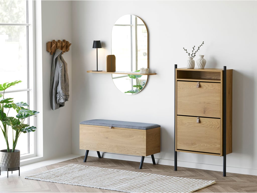 House Nordic Barco peili hyllylaudalla 92x15x94,5cm