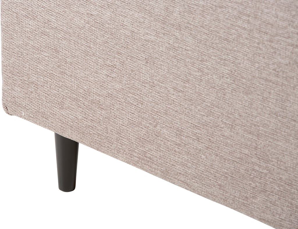 Portland Kulmasohva 2K3, beige: Tyylikäs Portland-kulmasohva, muokattava ja dynaaminen, täydellinen olohuoneeseen. Beige verhoilu yhdistää mukavuuden ja modernin ilmeen.
