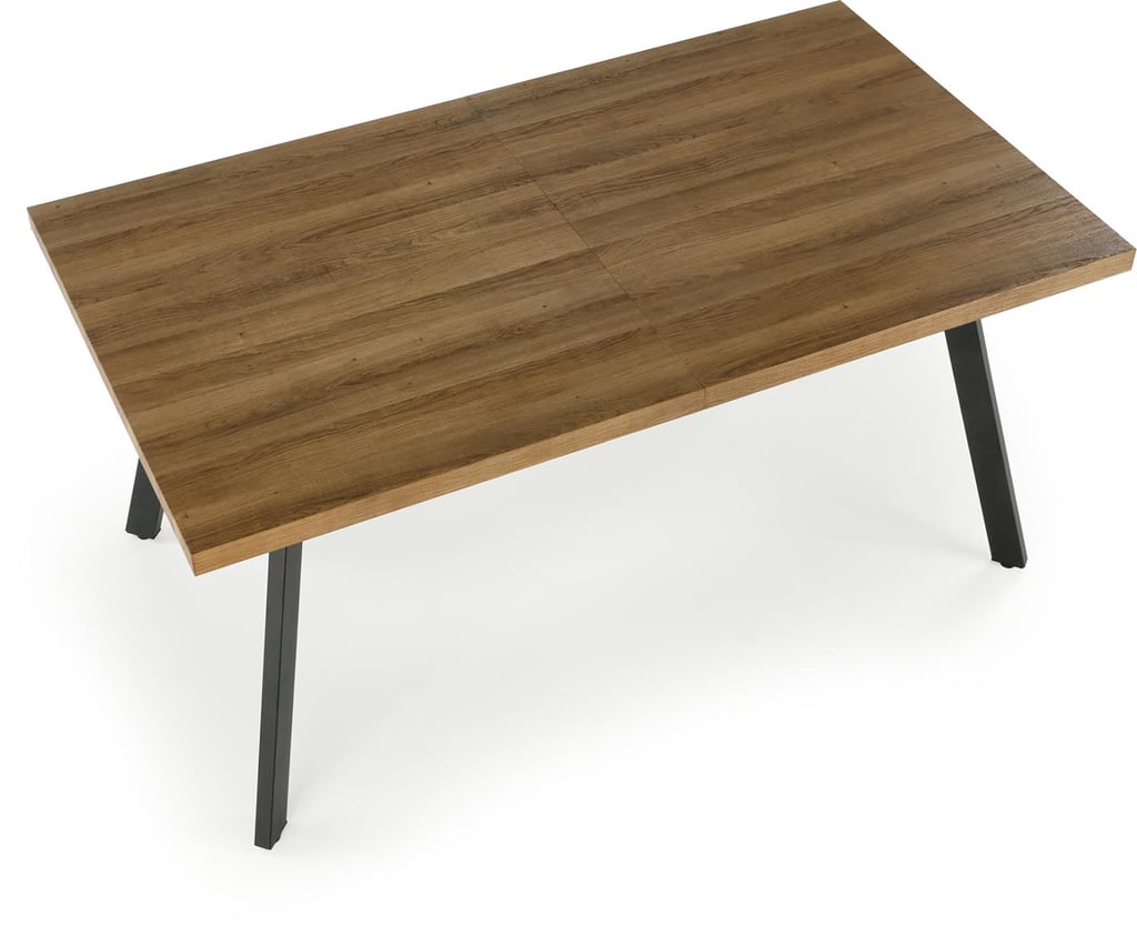 Rupert ruokapöytä jatkettava 140cm - 180cm, pähkinä/musta