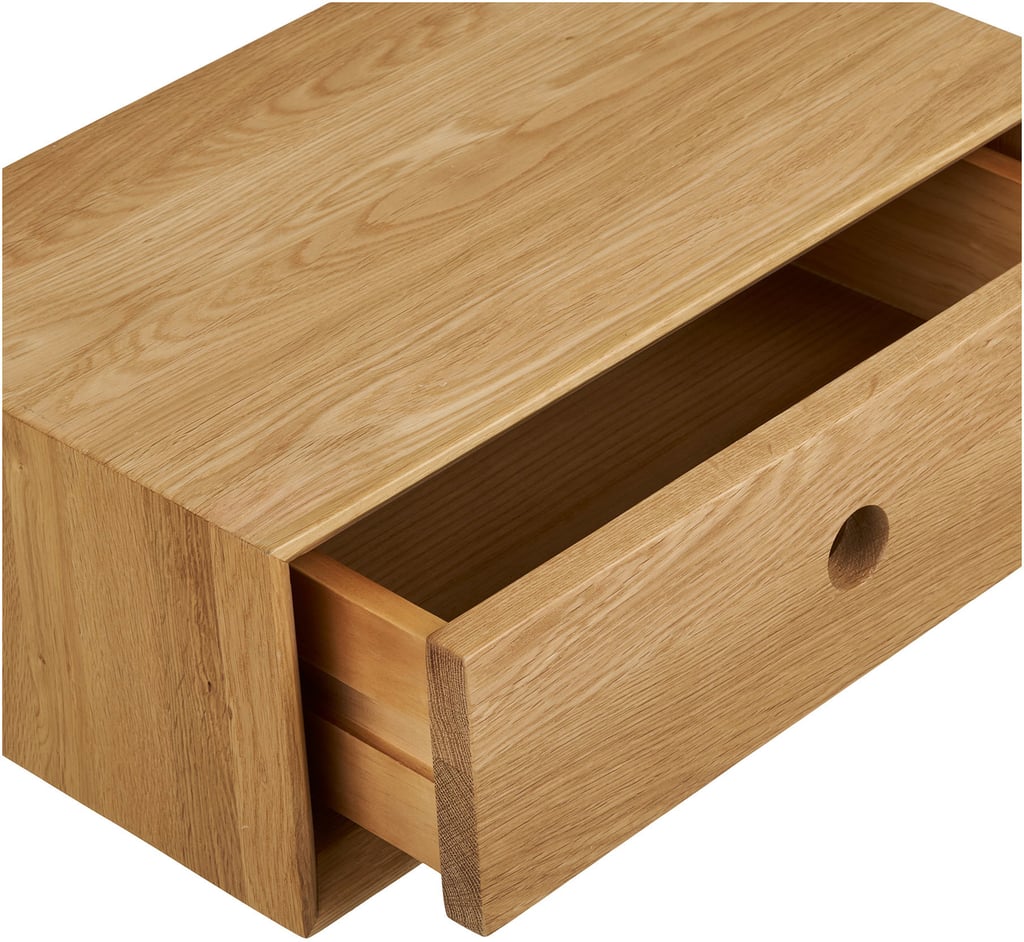 House Nordic seinään kiinnitettävä laatikosto, 1 laatikko, lakattu tammi, 40x25x15 cm