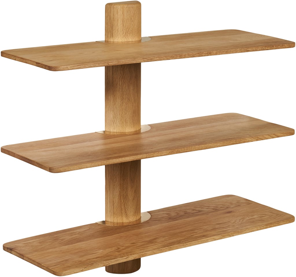 House Nordic seinähylly, 3 hyllyä, tammi, 55x22x55,5 cm