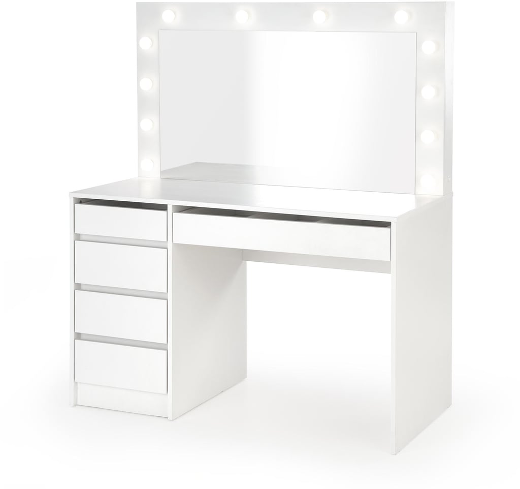 Hollywood kampauspöytä XL, valkoinen