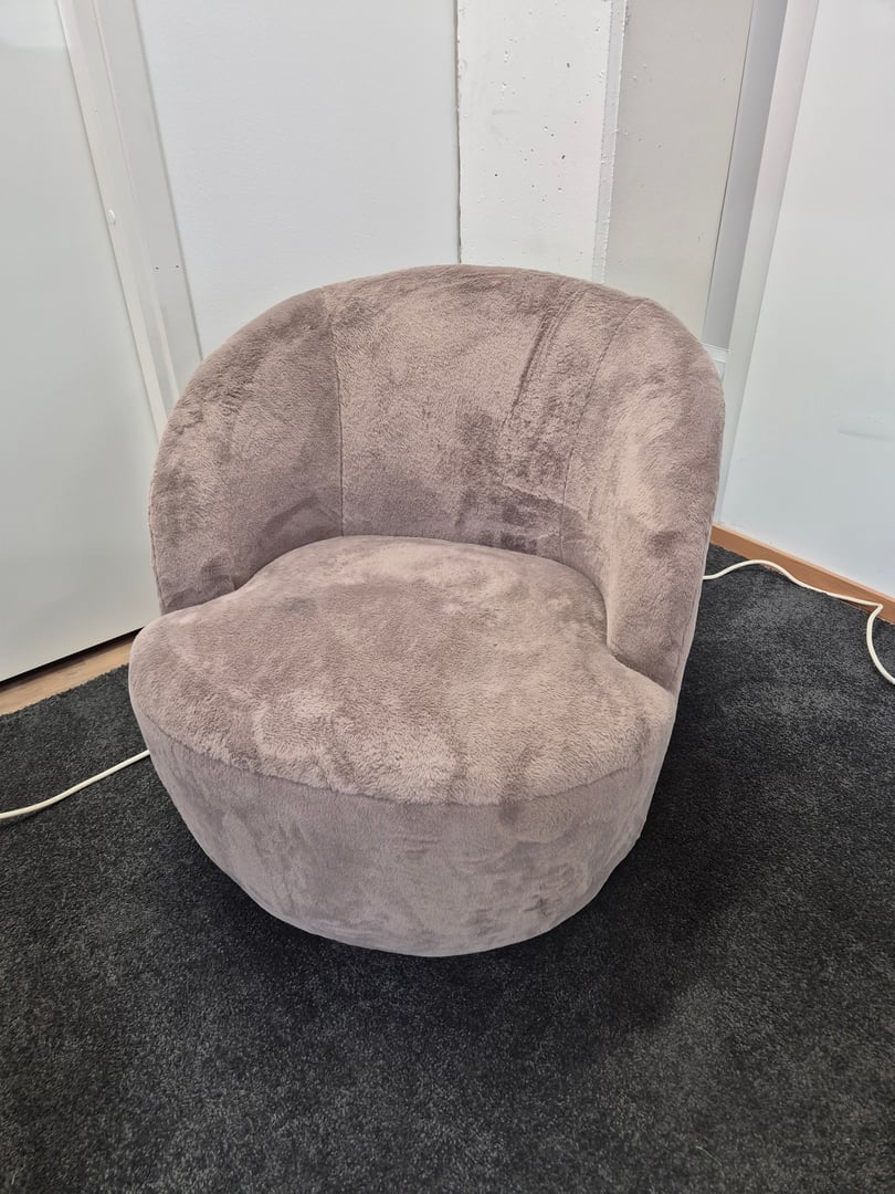 Rose Hiekan värinen pyörivä nojatuoli