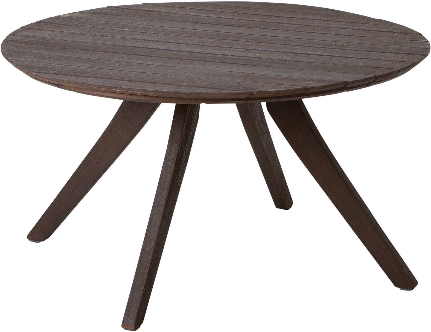 Sugi sohvapöytä pyöreä 83cm: Tyylikäs pyöreä sohvapöytä ulkokäyttöön, täydellinen parvekkeelle tai terassille. Kestävä materiaali ja moderni muotoilu luovat viihtyisän ympäristön.