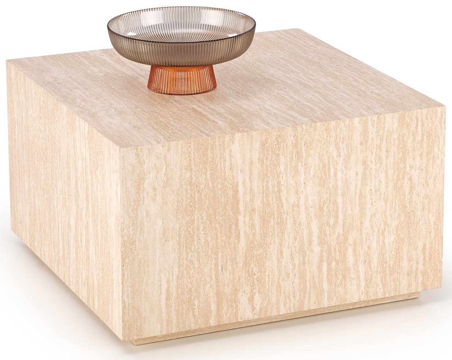 Pulse sohvapöytä 60x60x36cm, travertine