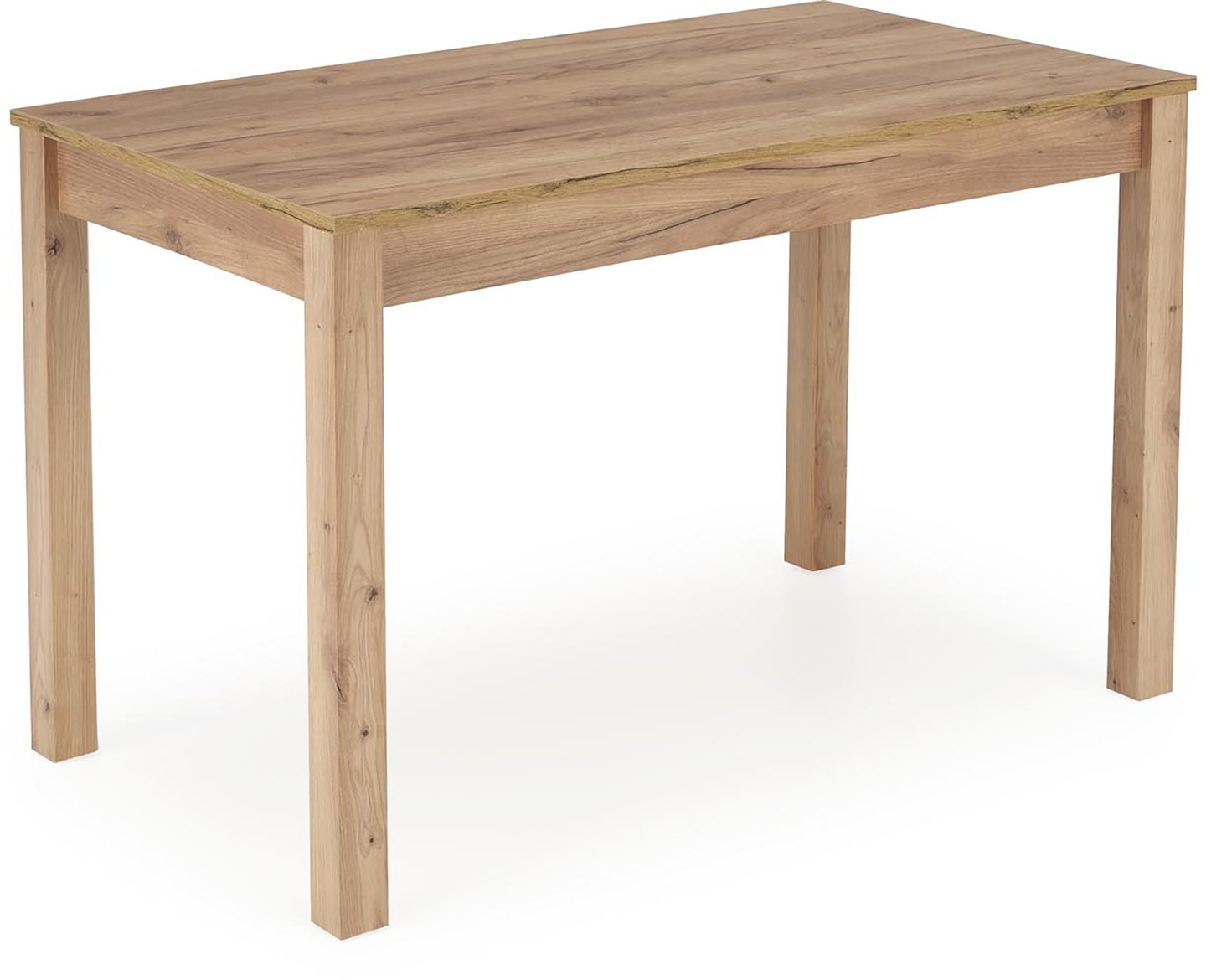 Nella ruokapöytä, natural tammi (laminoitu lastulevy)