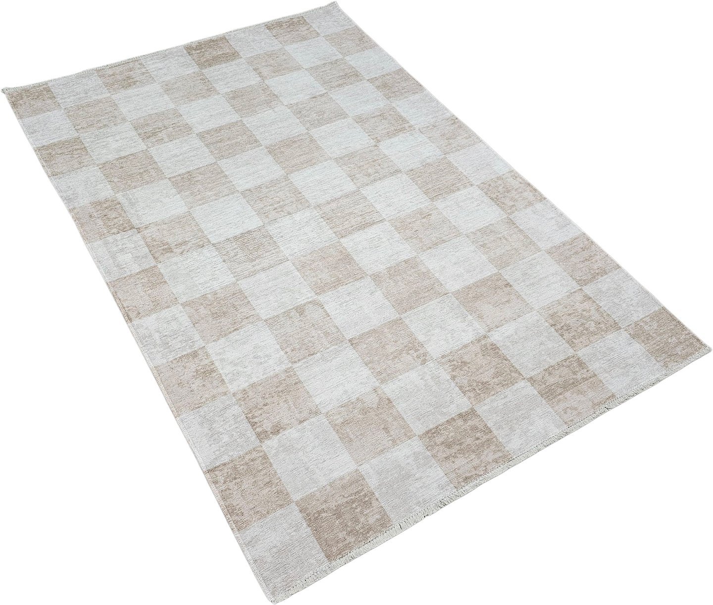 Ruutu matto 160x230cm beige