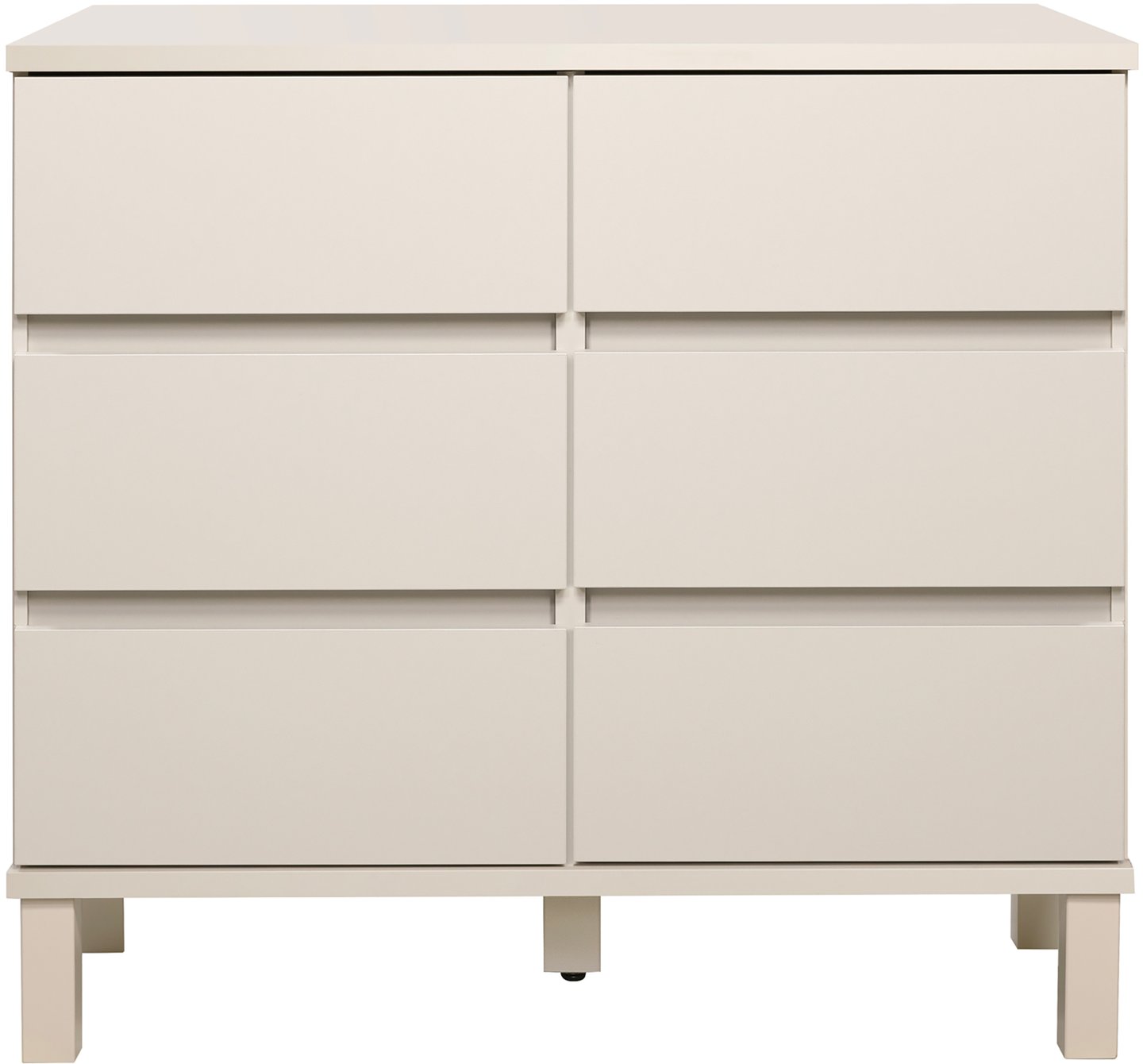 Sata lipasto nro 21. 92cm 6-ltk greige, kantikas jalka