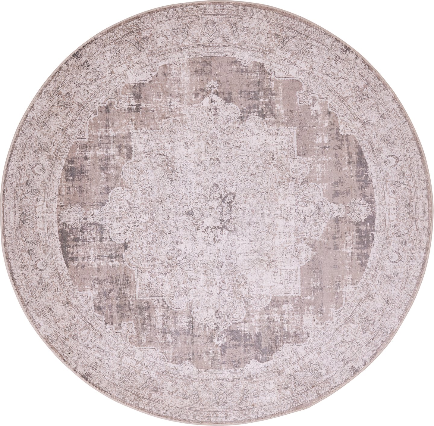 Vallila Topaasi matto pyöreä 200cm beige