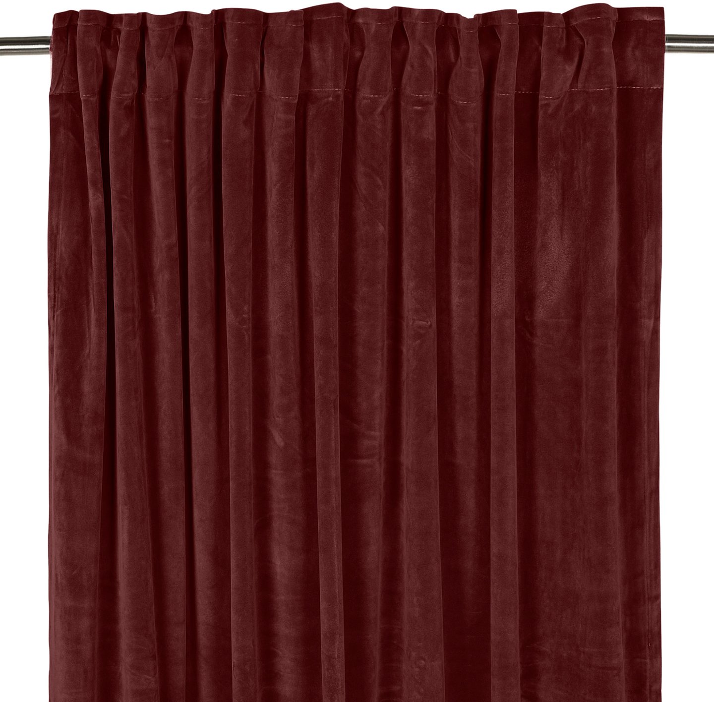 Esther sivuverhot 2 kpl 135x250cm viininpunainen
