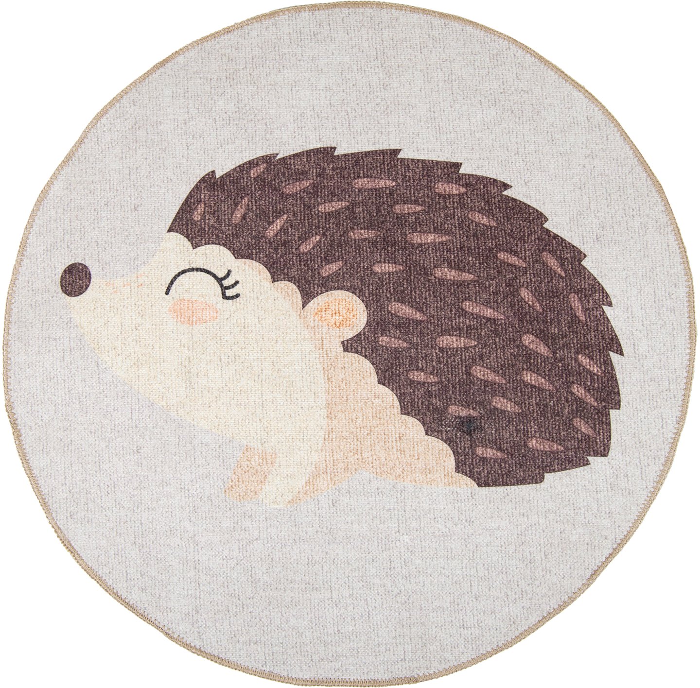 Siilinen matto ø120 cm beige
