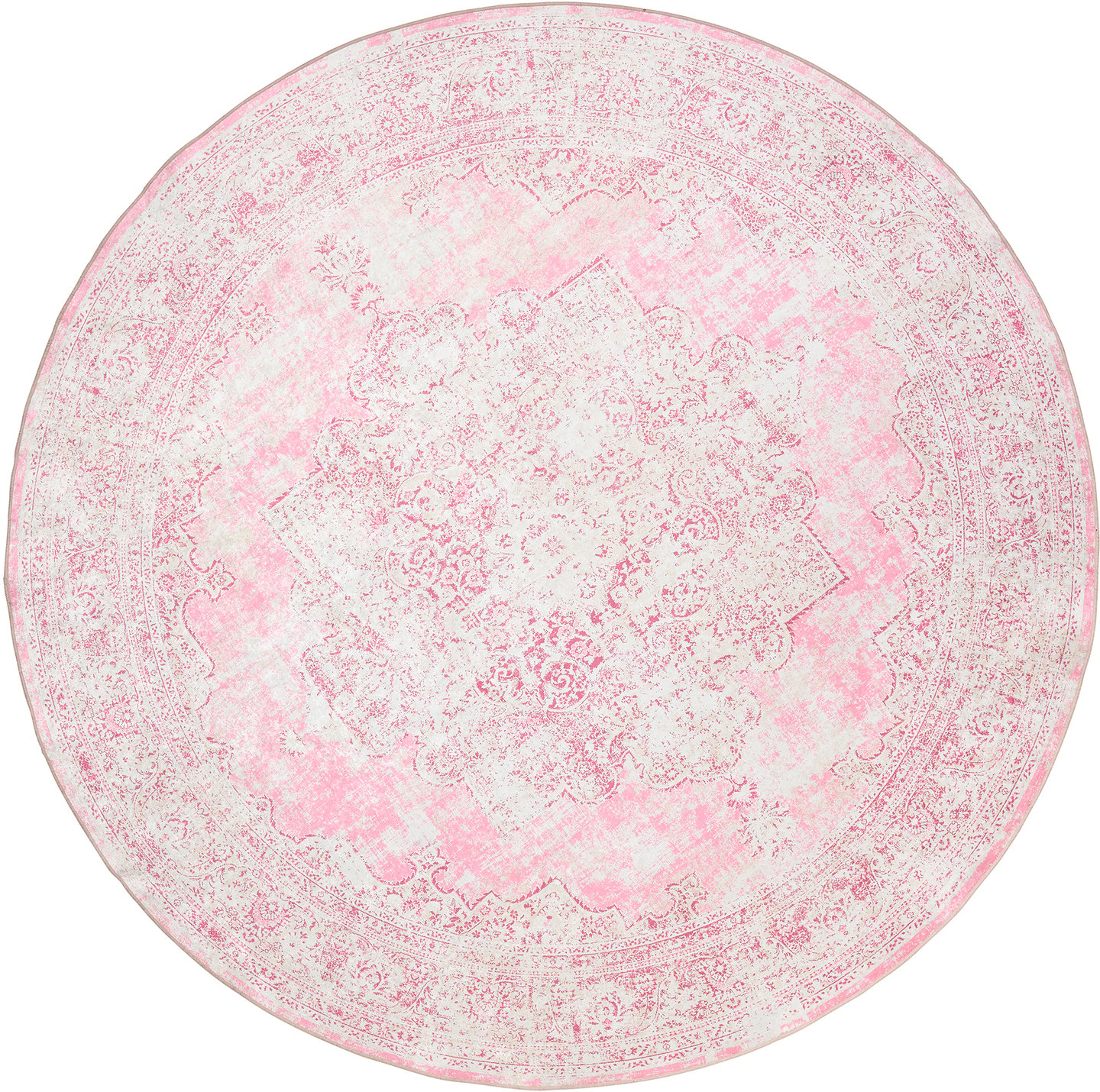 Vallila Topaasi matto pyöreä 200cm pinkki