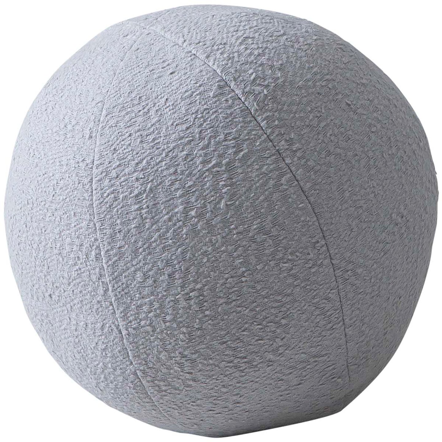 Pallo koristetyyny pyöreä, harmaa, 25cm