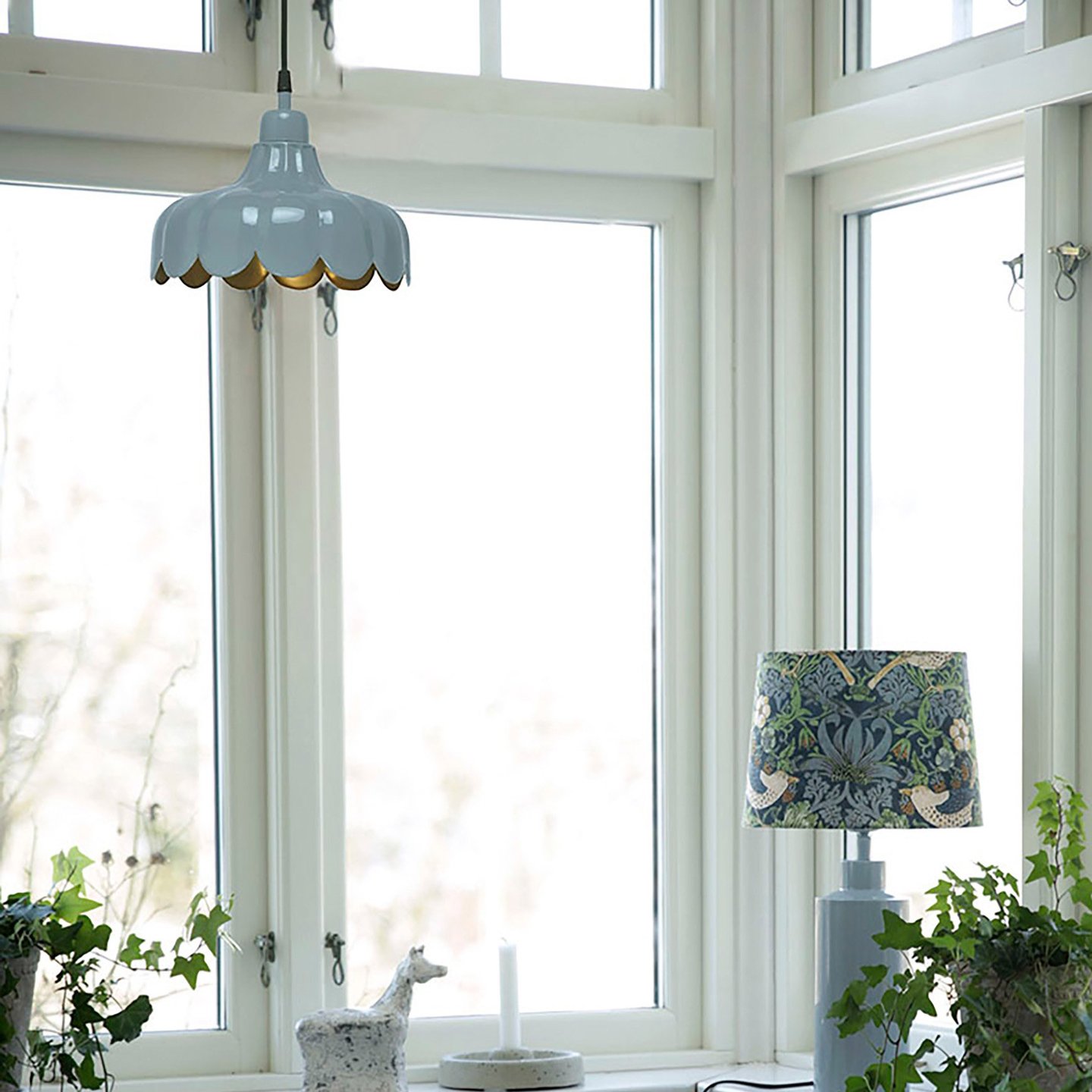 PR Home Wells katto-/ikkunavalaisin denim/kulta 24cm