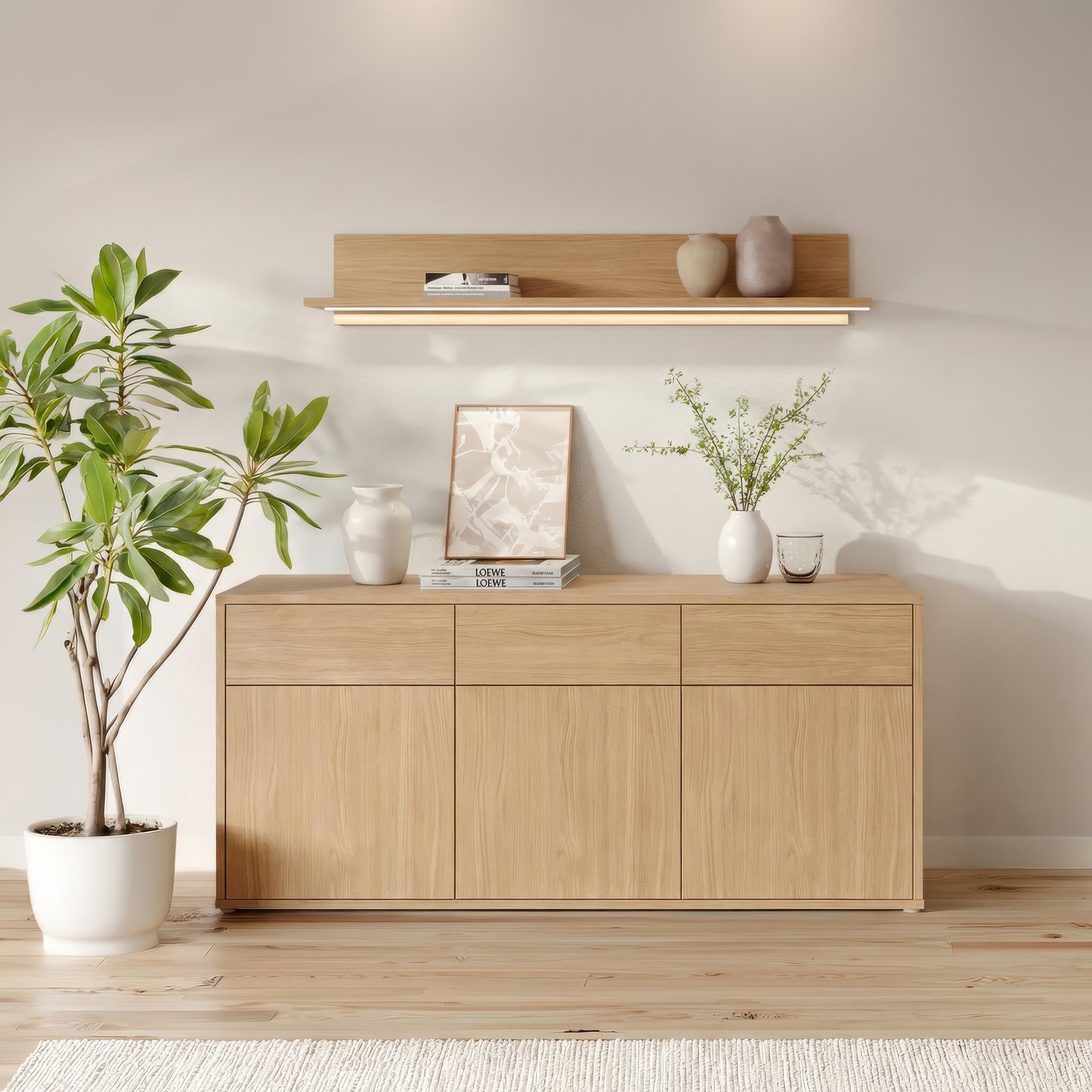 Kajo senkki 3-ltk + 3 ovea elegancia tammi