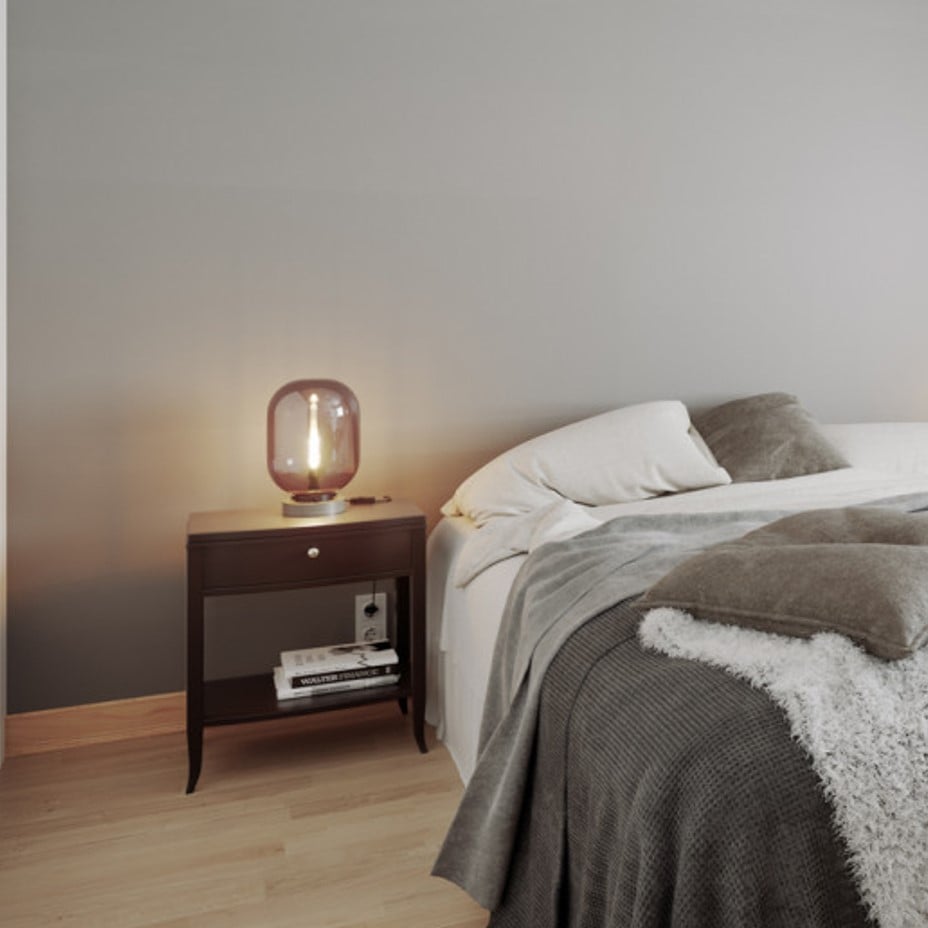 Leola pöytävalaisin 31cm savuharmaa