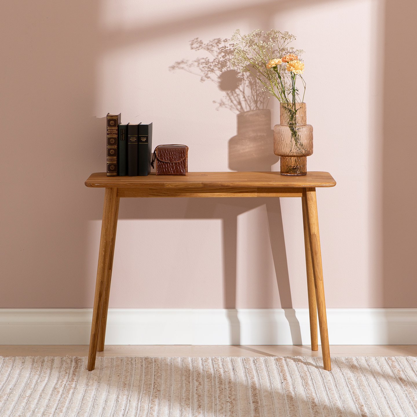 Ekholm työpöytä 100x40cm, öljytty tammi