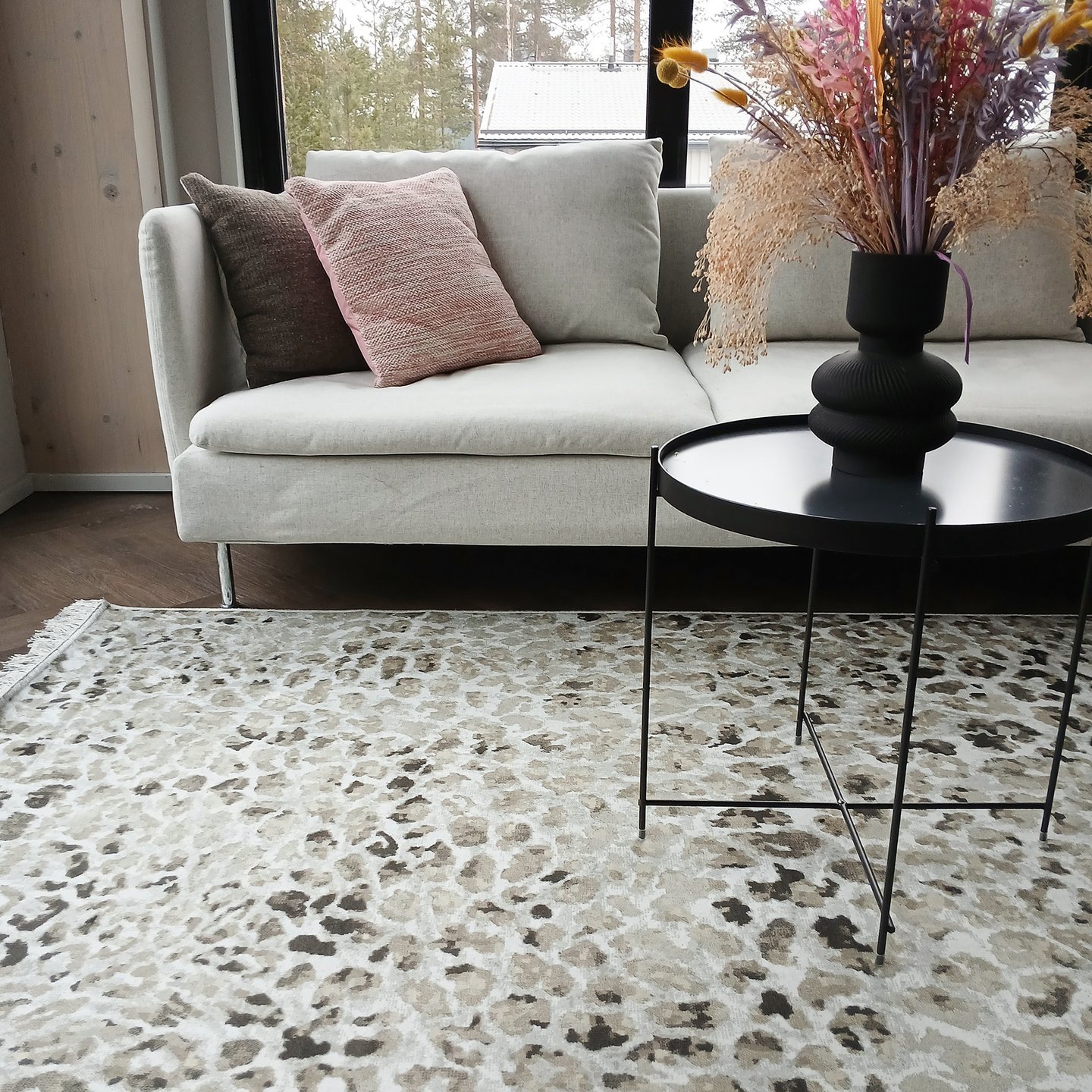 Leona matto 67x105 cm kuviollinen