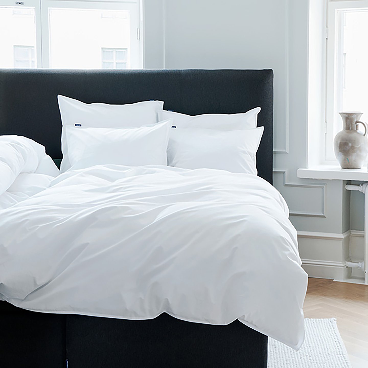 Familon Percale pussilakanasetti valk 150x210/55x65