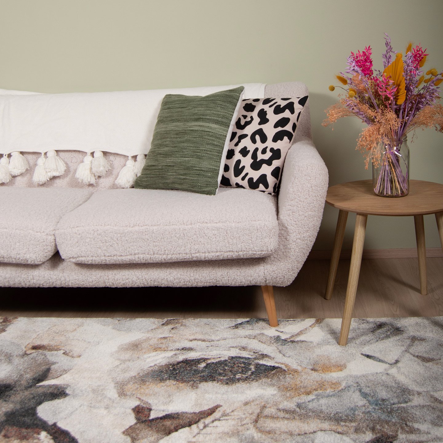 Vivian matto 200x280 cm harmaa-beige