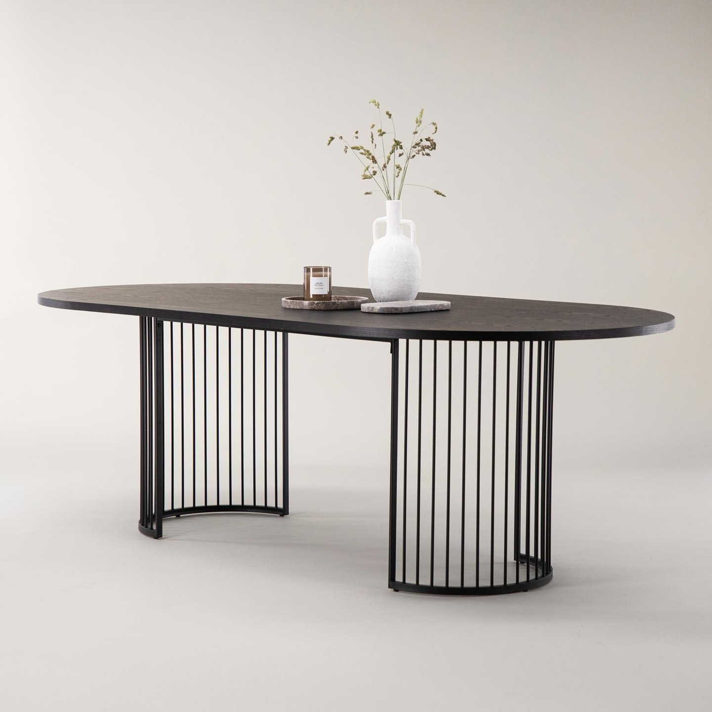 Hamneskär ruokapöytä 110x220 cm, musta