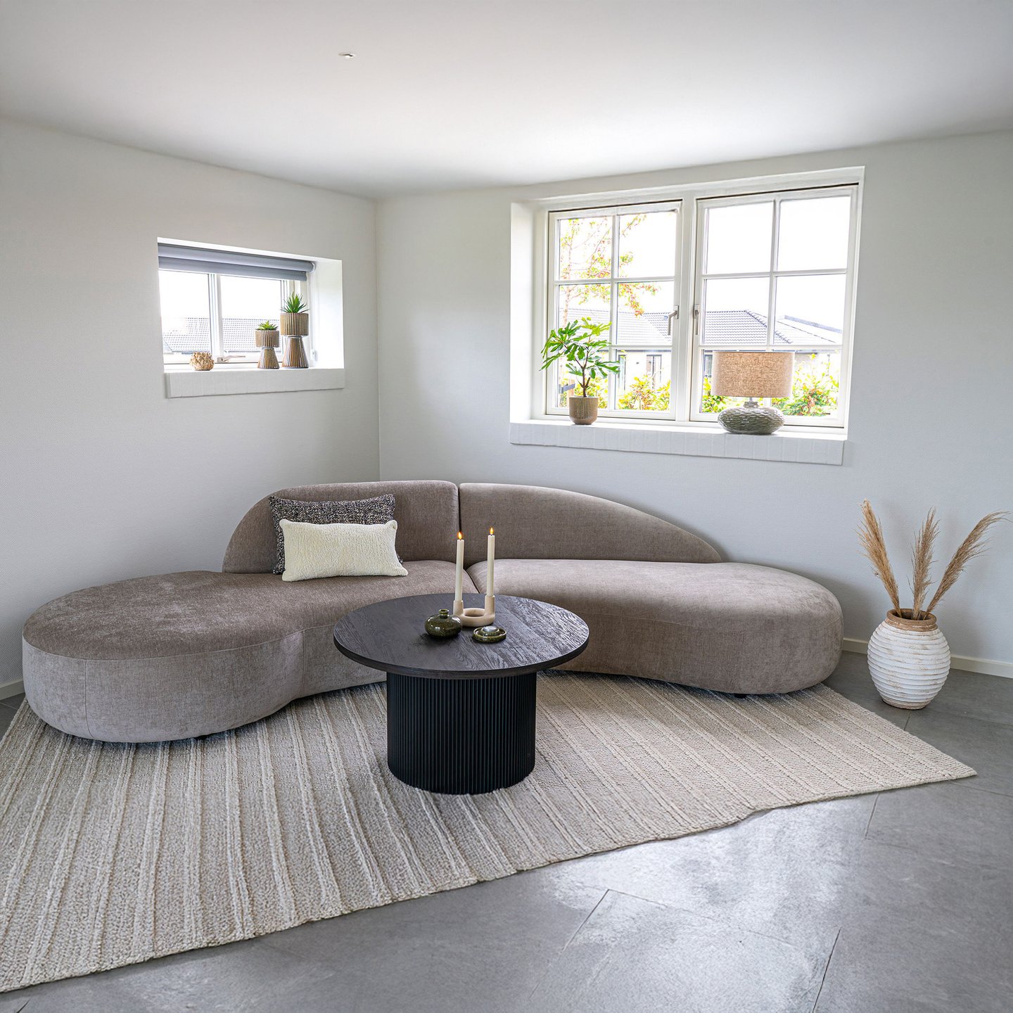House Nordic Venice sohva, 2kpl irtotyynyjä, natural beige