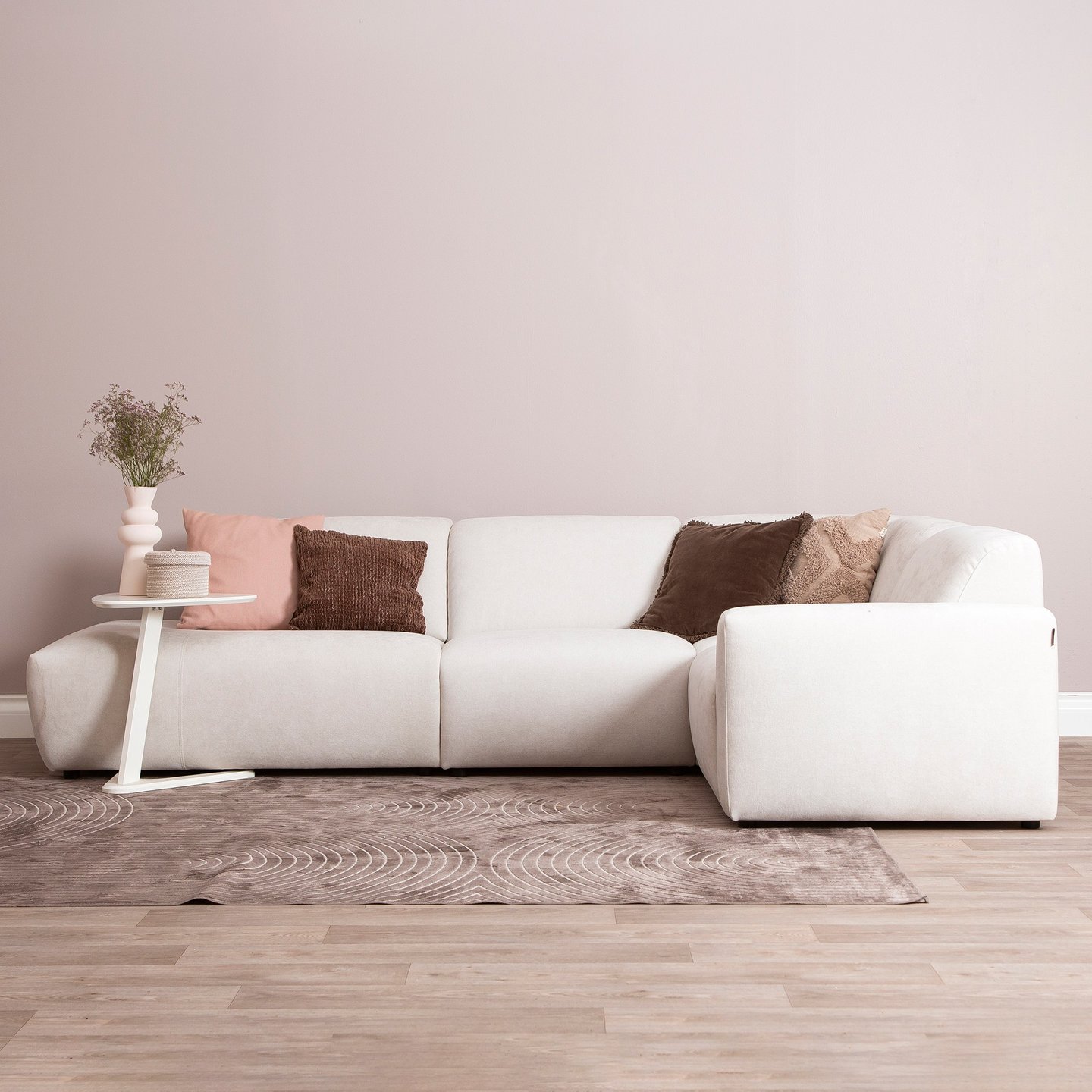 Basel kulmasohva 1+kulma+1+avopääty vasen, beige