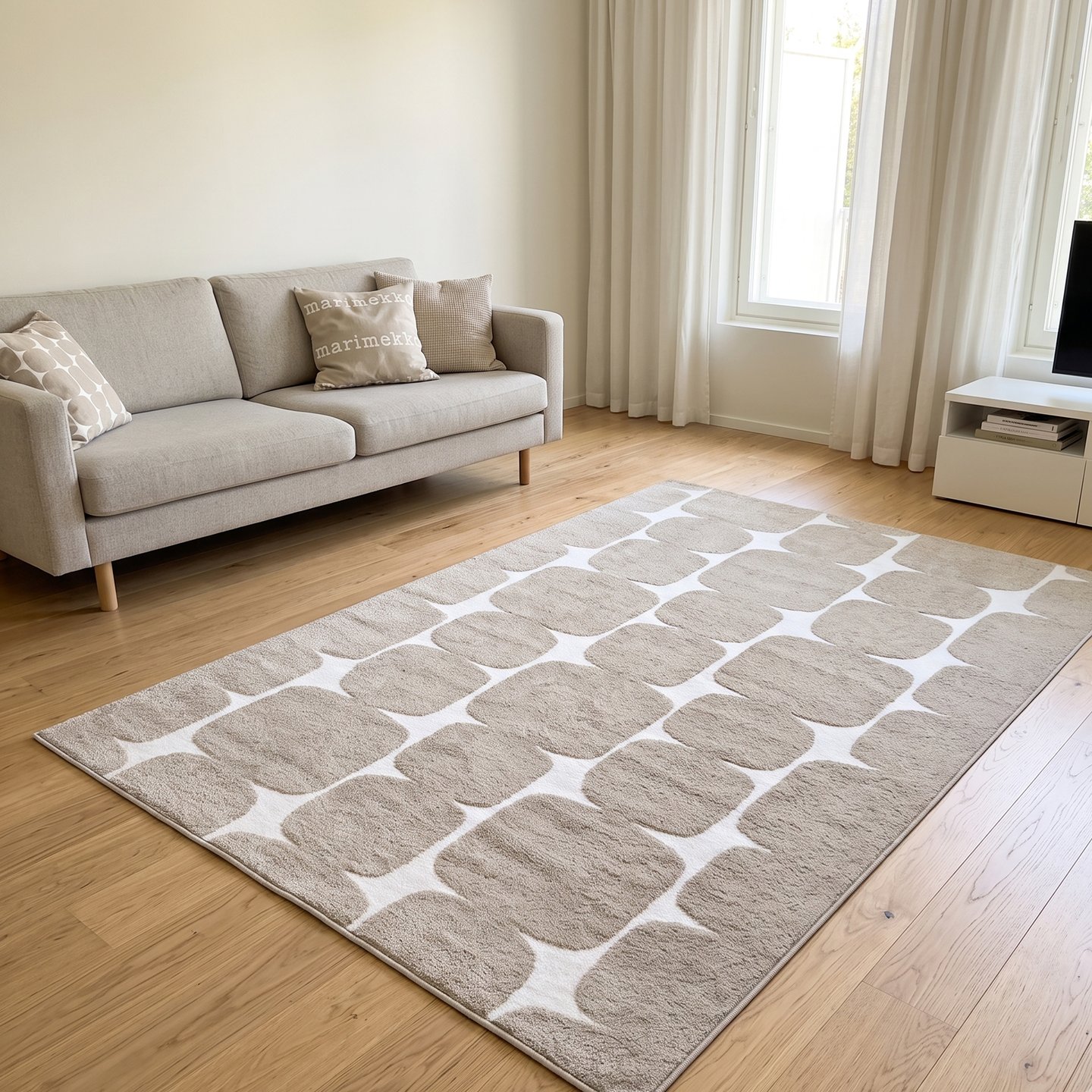 Olea matto beige 160x230 cm