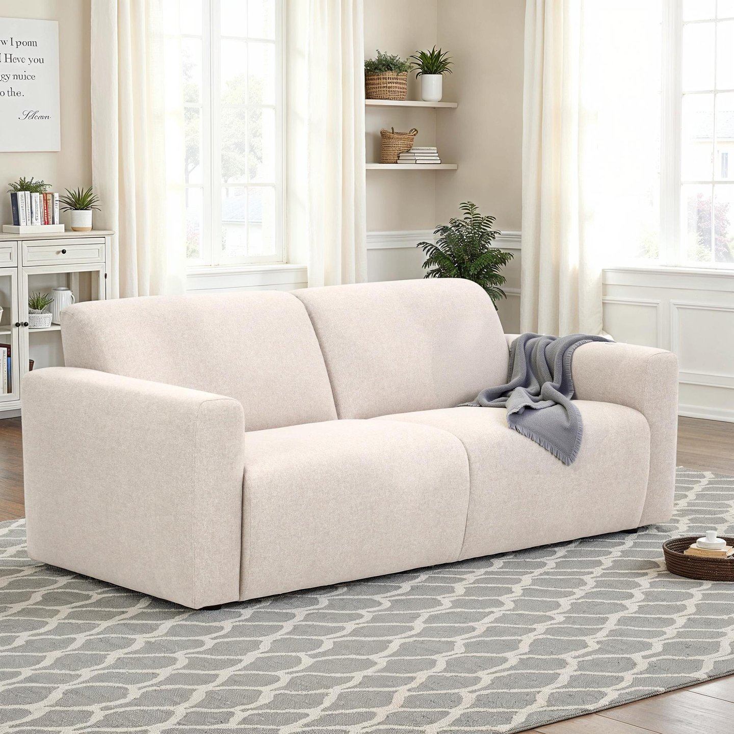 Basel 2,5-ist. sohva (KN+C+KN, 192cm) Austin 02 beige