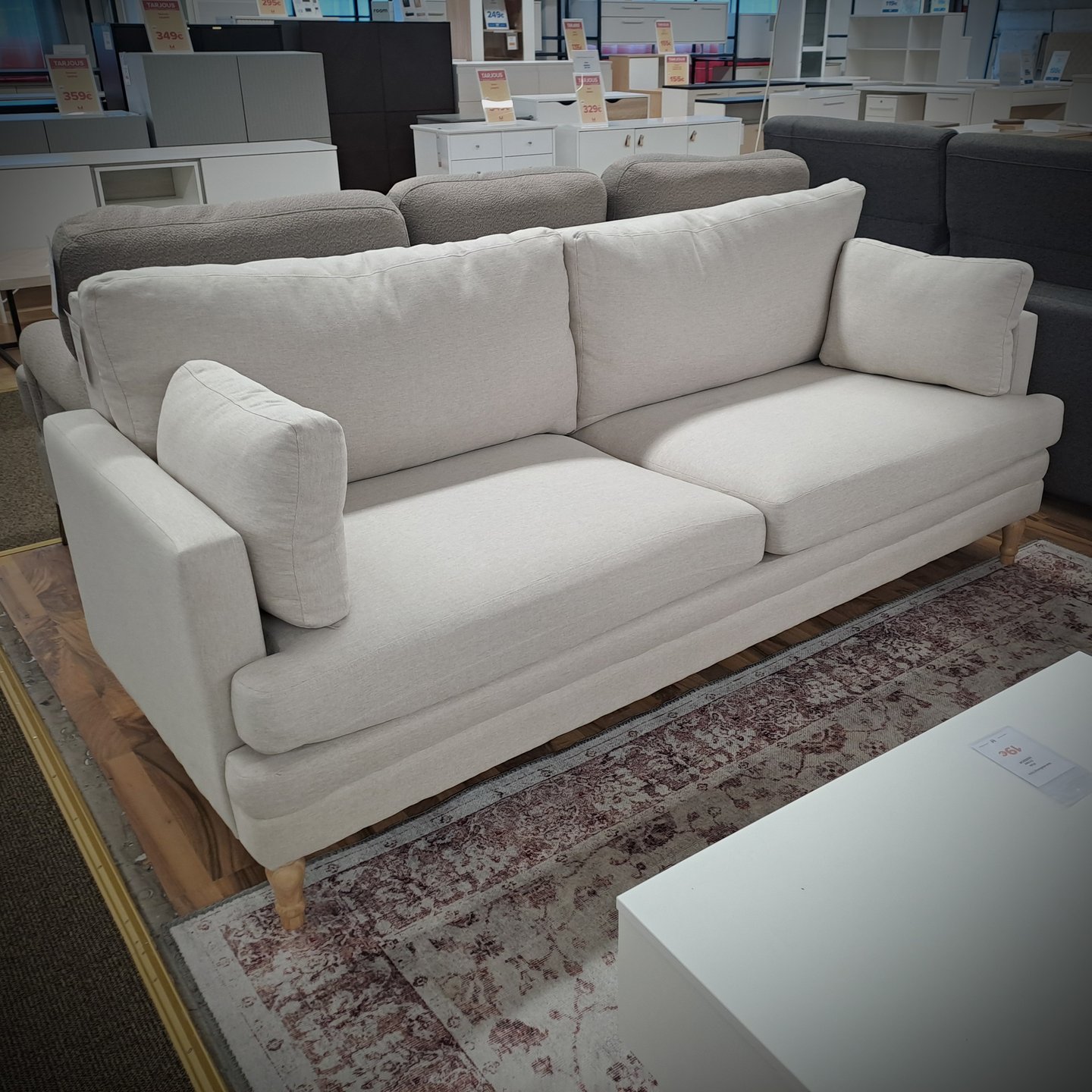 Howard 3-istuttava sohva beige