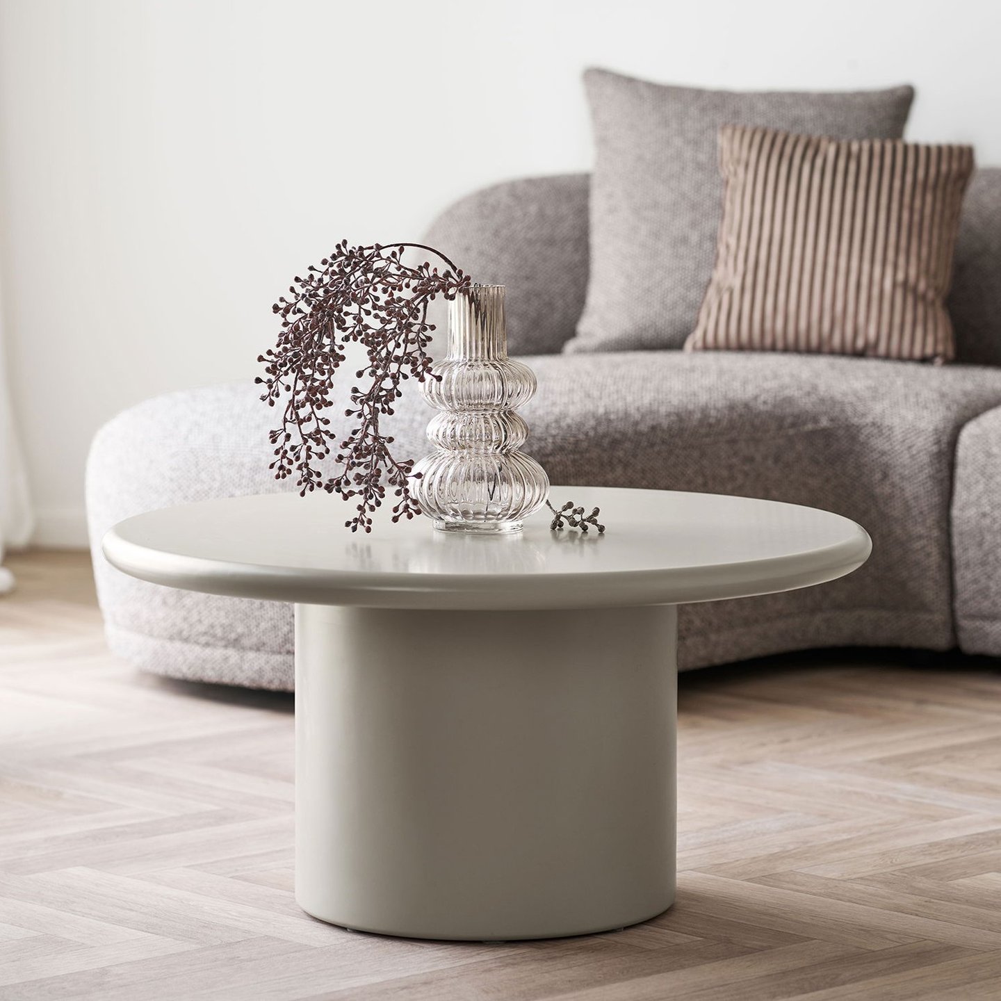House Nordic Nagano sohvapöytä 80cm, beige