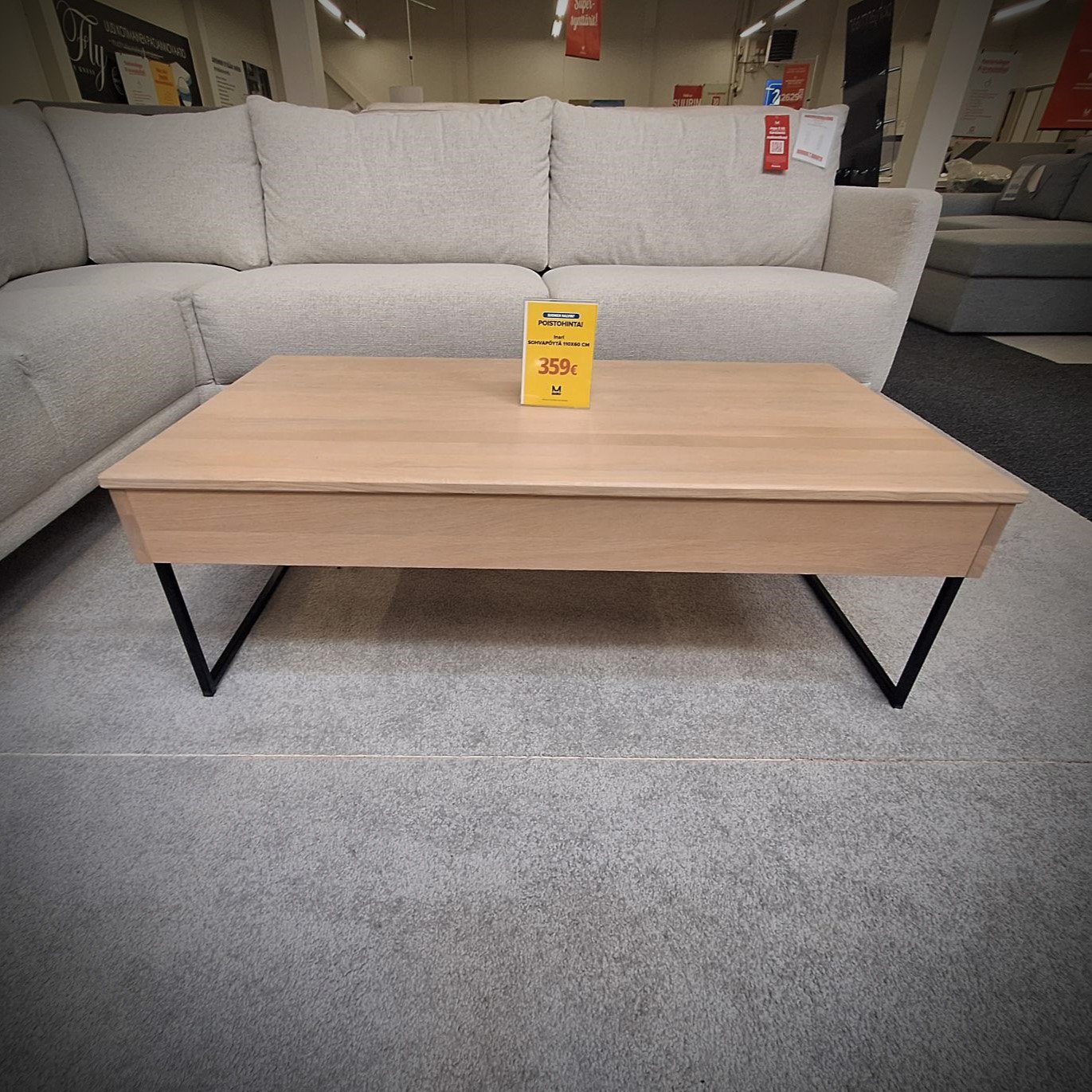 Inari sohvapöytä 60*110 nordic oak