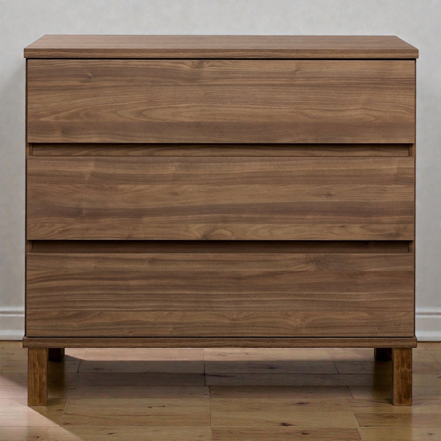 Sata lipasto nro 15. 92cm 3-ltk ruskea, kantikas jalka