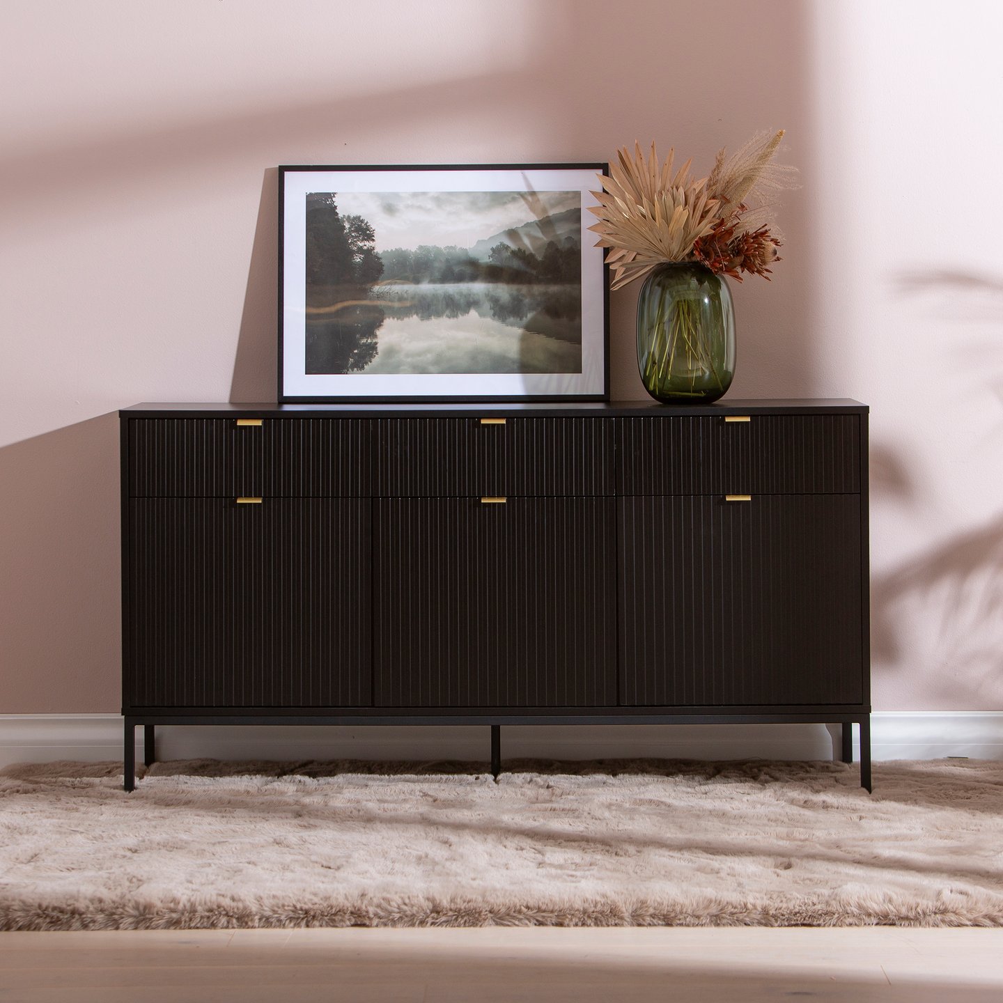 Caisa senkki leveä musta