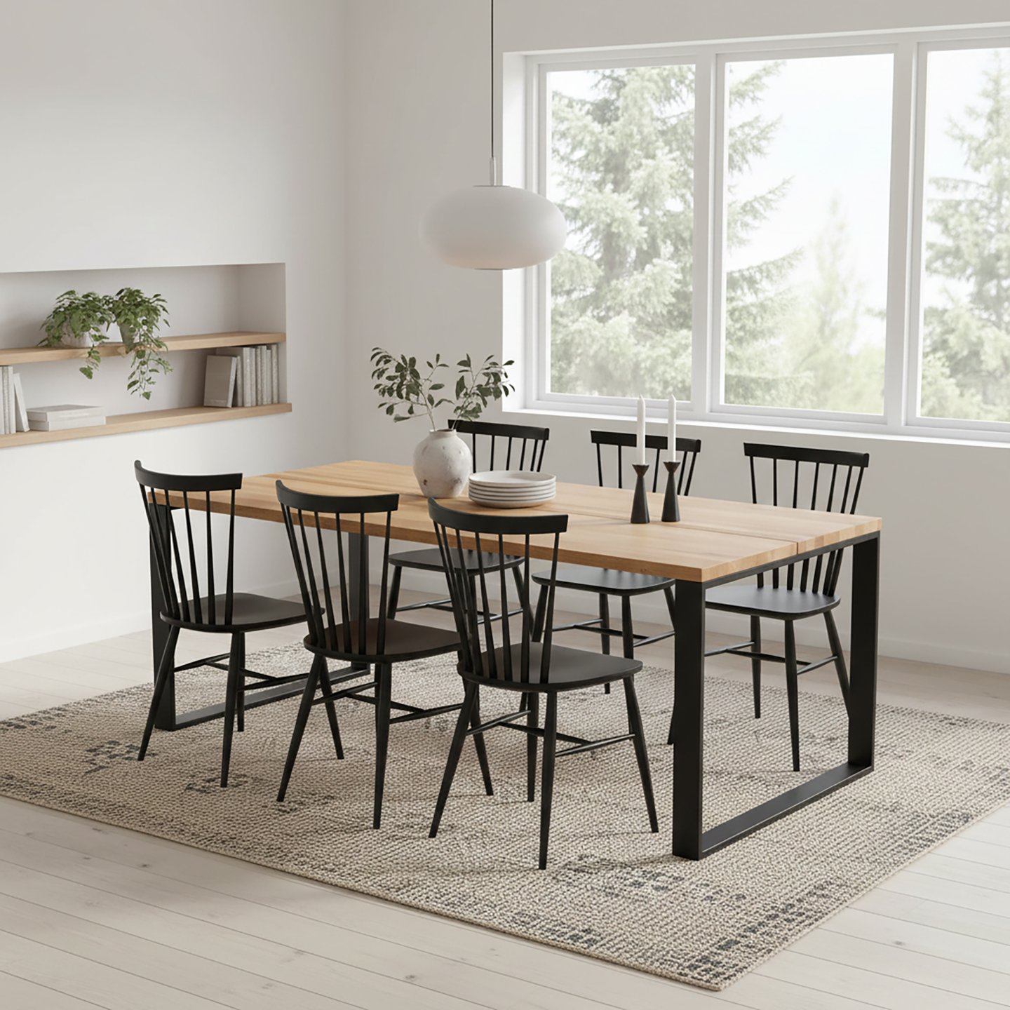 Talvik ruokailuryhmä 180x95 kuudelle