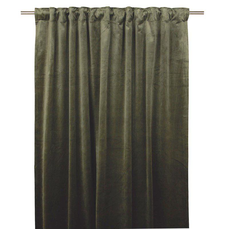 Esther sivuverhot 2 kpl 135x250cm vihreä