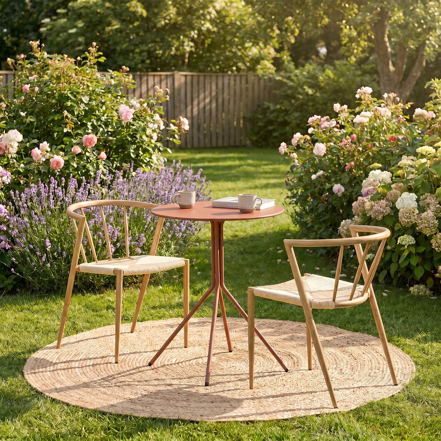Trento & Deco ruokailuryhmä pyöreä 60cm kahdelle