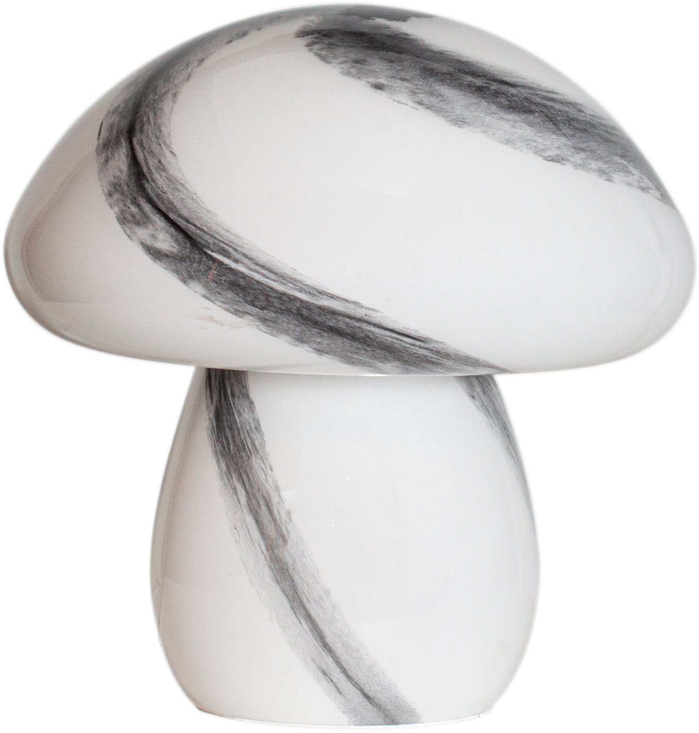Mira mushroom pöytävalaisin valkoinen / musta