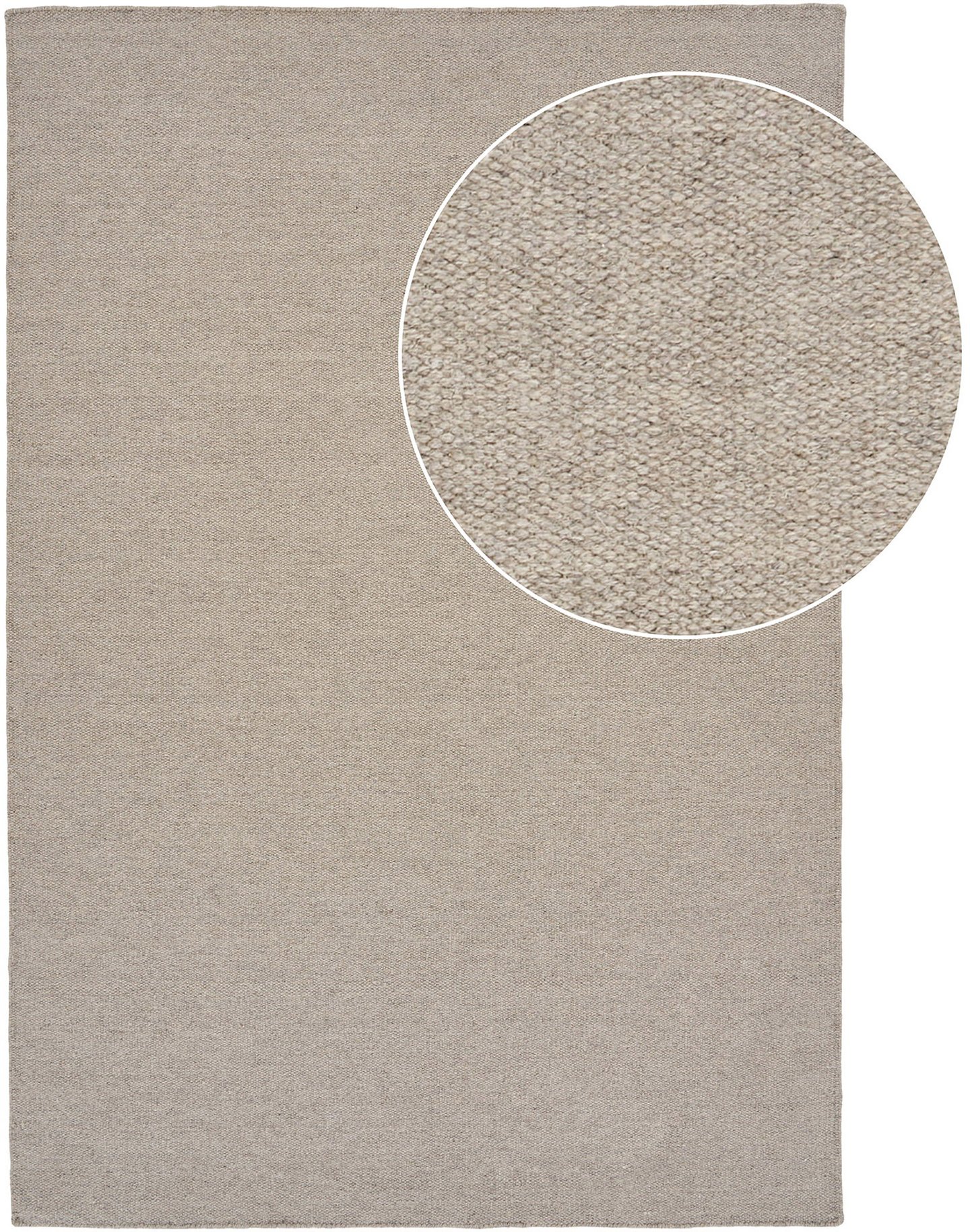 House Nordic matto, käsinkudottu, tumma hiekka, 200x300 cm
