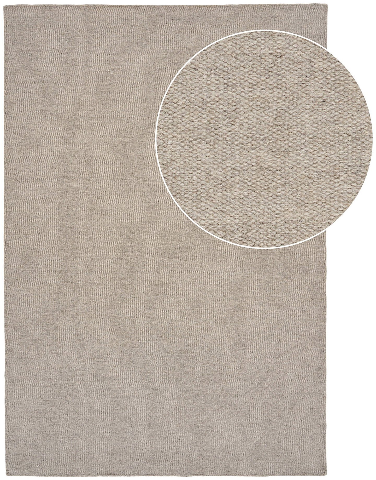 House Nordic matto, käsinkudottu, tumma hiekka, 160x230 cm