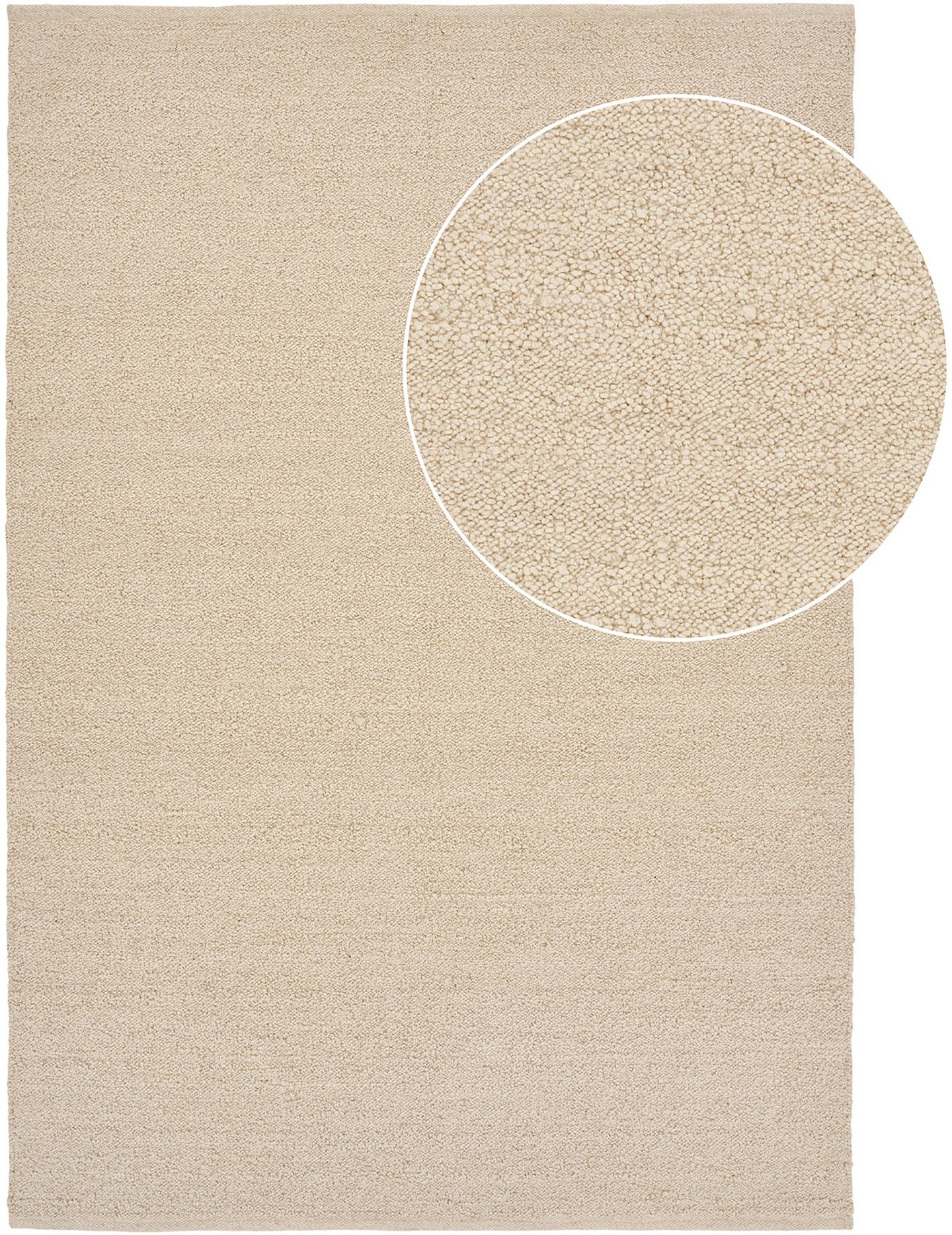 House Nordic matto, käsinkudottu, beige, 200x300 cm
