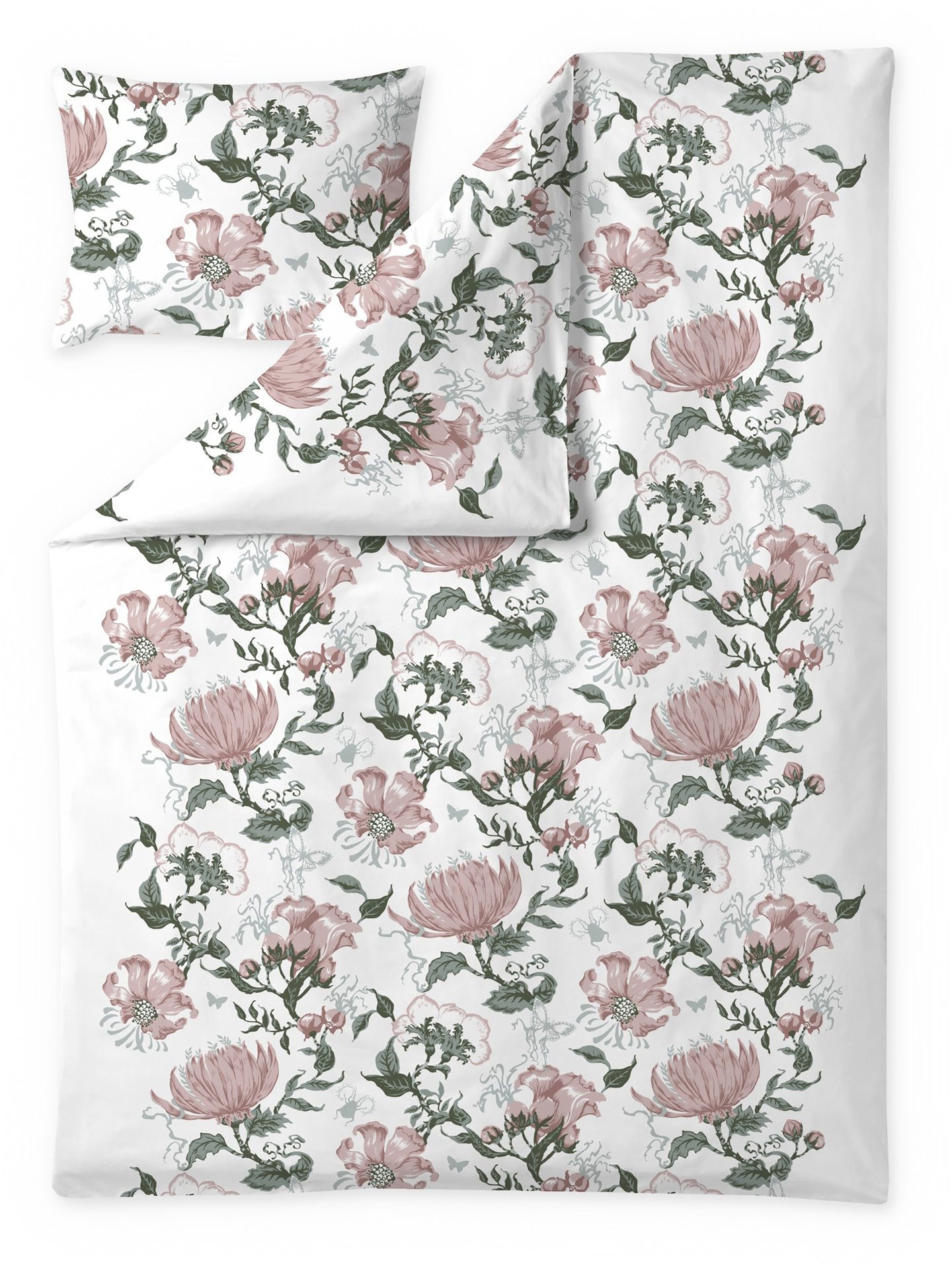 Vallila Bellagio pussilakanasetti rosa 150x210cm