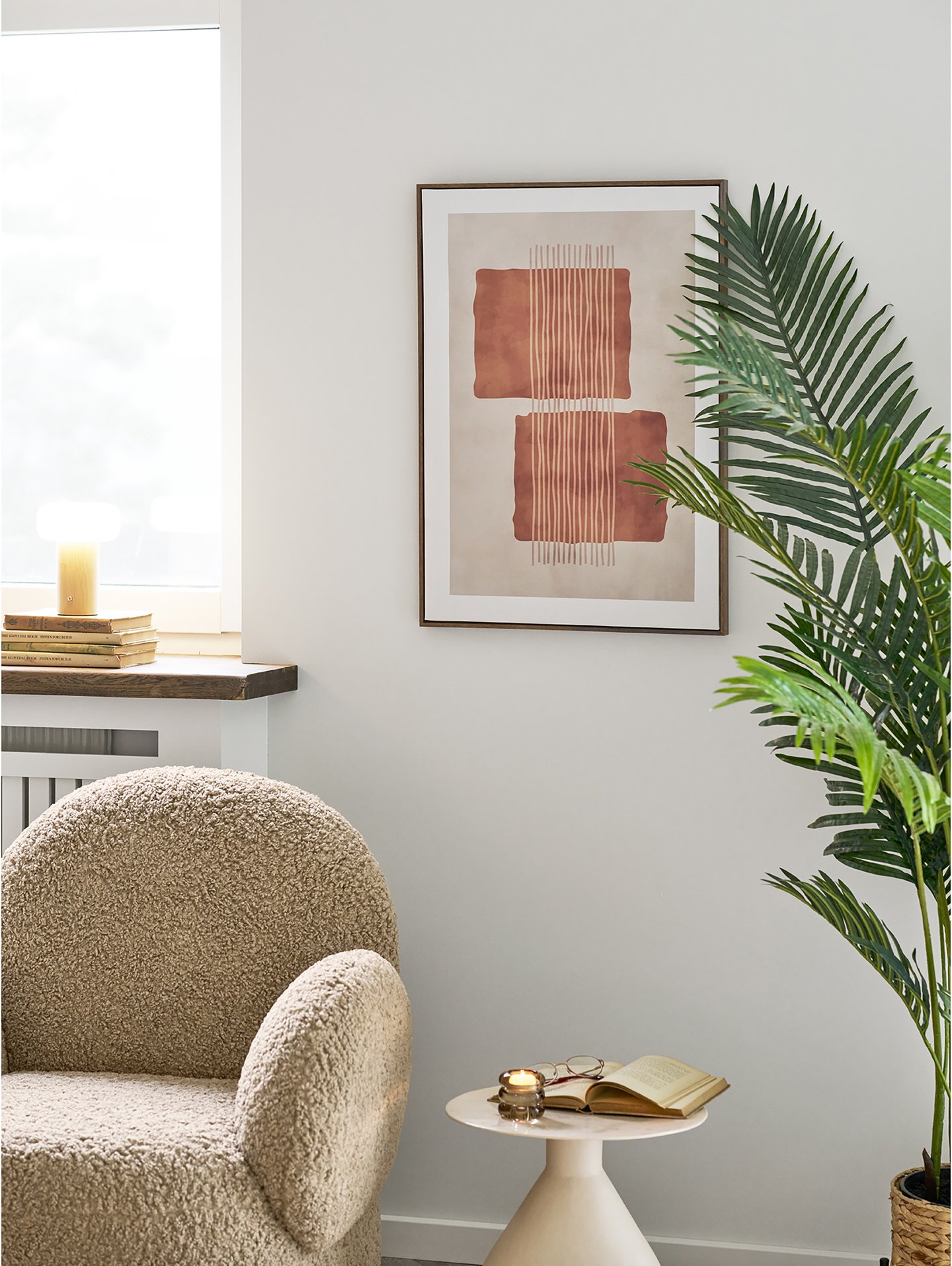 House Nordic Mina canvas-taulu nro 2, beige/ruskea, 50x70 cm